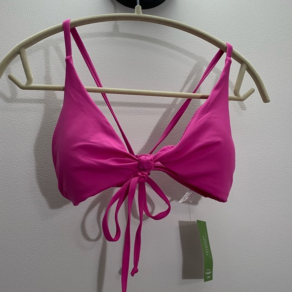 La Vie En Rose Triangle Bikini Top Size Medium - Picture 3 of 3